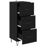  Kreveta Crni hrast 34 x 34.5 x 90 cm Konstruirano drvo | shoptok.hr