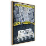  Slika - Metropolis (1 Part) Vertical 60x90 U prirodnom drvenom okviru | shoptok.hr