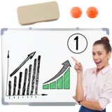  Magnetna spužva za ploču za suho brisanje sa 2 magneta 45x60 cm | shoptok.hr