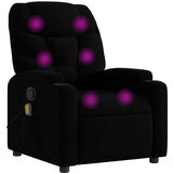 Maison Chic masažni naslanjač - Relax naslanjač črno blago, (22134280) | Shoptok.si
