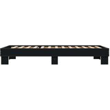  Okvir za krevet crni 100x200 cm konstruirano drvo i metal | shoptok.hr