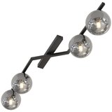  Plafonsko svetlo NATON 4xE14/10W/230V crno/zadimljeno | Eponuda.com