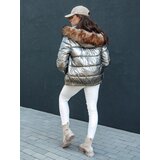 DStreet Kurtka damska zimowa MELANI ciemnoszara | shoptok.hr