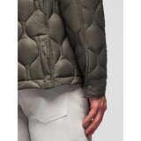 Ombre Men's quilted jacket in shirt cut - light brown | Shoptok.si