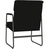  Ležaljka crna 55 x 64 x 80 cm od umjetne kože | shoptok.hr
