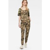 G-star Jumpsuit - G-STAR Namic boatneck suit wmn ss patterned Cene