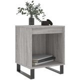 vidaXL Nočna omarica siva sonoma 40x35x50 cm inženirski les | Shoptok.si