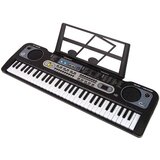 Lean_Toys Klaviatura z mikrofonom Črna | Shoptok.si
