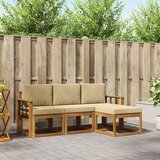  Set vanjskih sofa 4 kom. Prirodna i bež | shoptok.hr