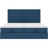  Otomanski okvir kreveta s madracima plavi 200x200cm tkanine | shoptok.hr