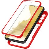 AVIZAR Ovitek Samsung Galaxy S22, zadnji del iz pleksiglasa z Rdec obrobo, (20616402) | Shoptok.si