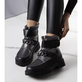 Gemre Silver snow boots with chain Ephraim | ePonuda.com
