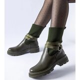 Gemre Dark Green Sock-Style Insulated Boots Picker | Shoptok.si