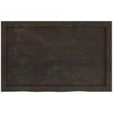  Kupaonska radna ploča tamnosiva 80x50x6 cm tretirano drvo | shoptok.hr