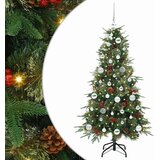 vidaXL Umetno Zložljivo Božično Drevo Zelena 150 cm PE in PVC | Shoptok.si