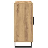  Kreveta Umjetnički hrast 90 x 34 x 80 cm Konstruirano drvo | shoptok.hr