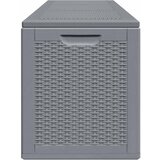  Vrtna kutija za pohranu siva od PP ratana 270 L | shoptok.hr