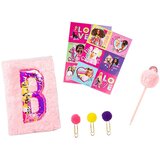 Barbie plišani dnevnik s pom pom dodacima i naljepnicama | Eponuda.ba