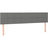  Krevet s oprugama i madracem tamnosivi 200 x 200 cm od tkanine | shoptok.hr