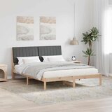  Konstrukcija postelje Rjava 150 x 200 cm Masivno borovo les, (5000084566) | Shoptok.si