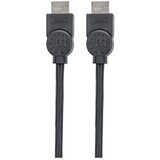 Manhattan HDMI Priključni kabel [1x Muški konektor HDMI - 1x Muški konektor HDMI] 1.5 m Crna | Eponuda.ba