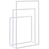  Samostojeći stalak za ručnike bijeli 48 x 24 x 79 cm željezni | shoptok.hr