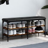 vidaXL Klupa za cipele boja hrasta 102 x 32 x 47 cm konstruirano drvo Cijene