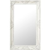 vidaXL Stensko ogledalo v baročnem stilu 50x80 cm belo, (20919852) | Shoptok.si