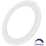 Braytron panel LED dimm 18 W, 4000 K, IP40, okrogel, bel, BP01 | Shoptok.si