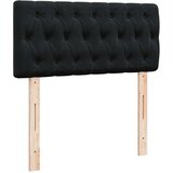 vidaXL otomanski okvir kreveta s madraca crni 100x200cm baršunasti | shoptok.hr