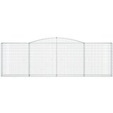  Lučne gabionske košare 7 kom 400x30x120/140cm pocinčano željezo | shoptok.hr