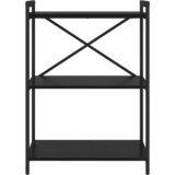 Police za knjige Crni hrast 60 x 30 x 83 cm Konstruirano drvo | shoptok.hr