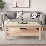 vidaXL stolić za kavu 100 x 100 x 40 cm od masivne borovine Cijene