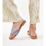 Gemre Multicolored Shiny Anilsa Flip-Flops | Shoptok.si