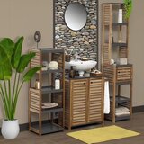 Tendance Acacia kupatilski ormarić sa 2 VRATA policom I DRŽAČEM PEŠKIRA 60X30X70CM MDF | Eponuda.com