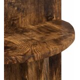  Bocni stol Dimljeni hrast Ø 39,5 x 55 cm Konstruirano drvo | shoptok.hr