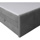 MID.YOU POSTELJA BOXSPRING 180 cm x 200 cm , leseni material svetlo siva | Shoptok.si