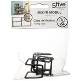 Five Simply Smart kuke metalne metal crna SET/4kom 173696 | ePonuda.com