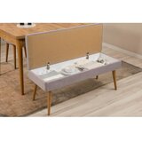 Hanah home vina 02 0701 atlantic pine grey (produživi trpezarijski sto, stolice i konzola (5 komada))