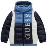 Guess Puhovke HOODED PADDED JACKET Modra | Shoptok.si