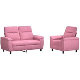  Set sofe 2 pcs Ružičasta Tkanina | shoptok.hr