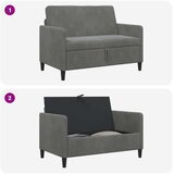 SOFA s pohranom Tamnosiva 122 x 78 x 87 cm Poliester | Shoptok.si
