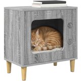  Mačja Kuća Siva Sonoma 51 x 30 x 52 cm Konstruirano drvo | shoptok.hr