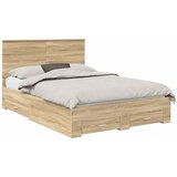  Krevetna konstrukcija s ladicama Sonoma hrast 140 x 190 cm | shoptok.hr