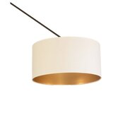  LED podesiv luster na štapu GORTA 1xE27/60W/230V bela/zlatna | Eponuda.com
