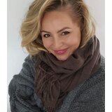 Pri Scarf Thick scarf tassels single color warm soft 200x70 cm | shoptok.hr