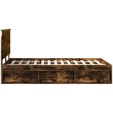  Konstrukcija postelje z vzglavjem Dimljeni oreh 120 x 200 cm, (5000103287) | Shoptok.si