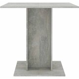  Blagovaonski stol boja betona 80 x 80 x 75 cm konstruirano drvo | shoptok.hr