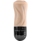 Zero Tolerance Tight Lipped - usisno-vibrirajuća umjetna vagina (prirodna) | shoptok.hr
