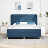  s opruga kutije s madracem Plava 200 x 180 cm tkanina | shoptok.hr